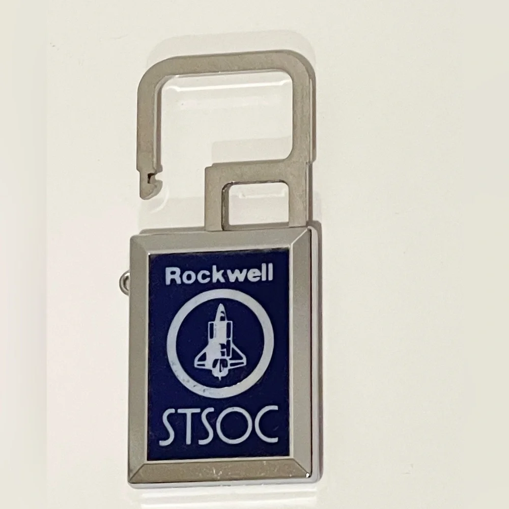 Rockwell STSOC vintage keyring fob.